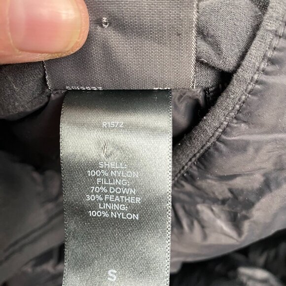 Champion Men's Down Puffer Jacket Size S Black Down & Feather - Picture 10 of 15